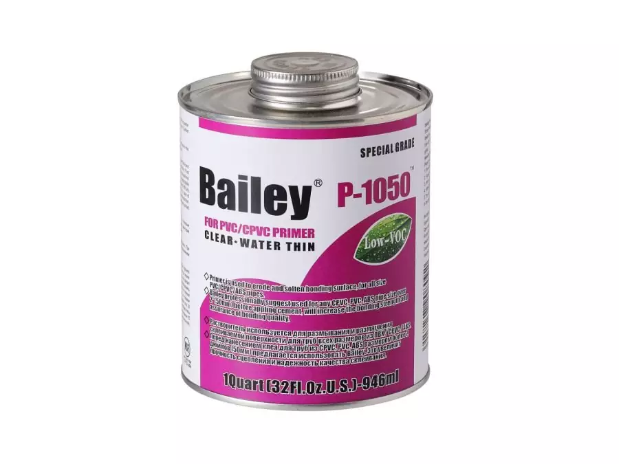 Очиститель (Праймер) Bailey P-1050 Клей и очиститель для труб НПВХ купить у завода-изготовителя | Аквапласт