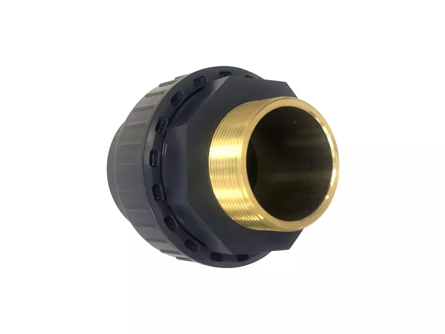 Муфта переходная ПВХ EFFAST RGRBND с наруж. резьбой (латунь) Фитинги Effast для НПВХ труб под клеевое соединение купить у завода-изготовителя | Аквапласт 2