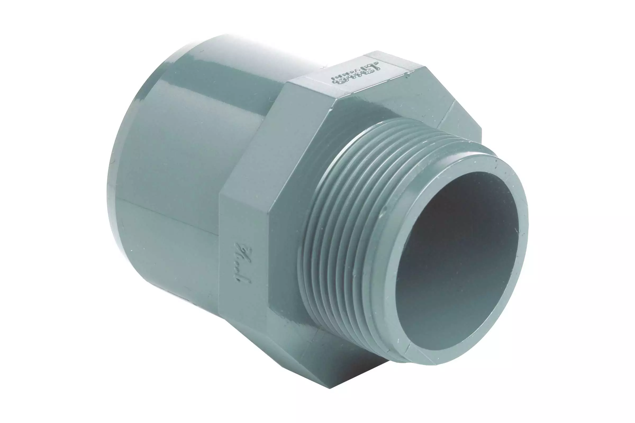 Двойной адаптер EFFAST RGRAMG с нар. резьбой (муфтовое/втулочное окончание) Фитинги Effast для НПВХ труб под клеевое соединение купить у завода-изготовителя | Аквапласт