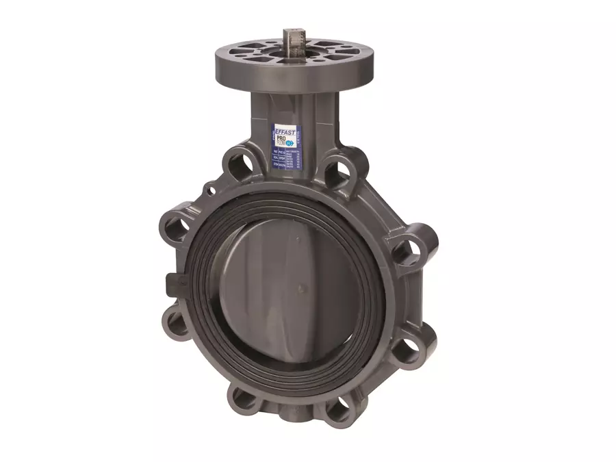 Дисковый затвор ПВХ ProFlow «Serie H» EFFAST FDRPFH Запорная арматура НПВХ купить у завода-изготовителя | Аквапласт 3
