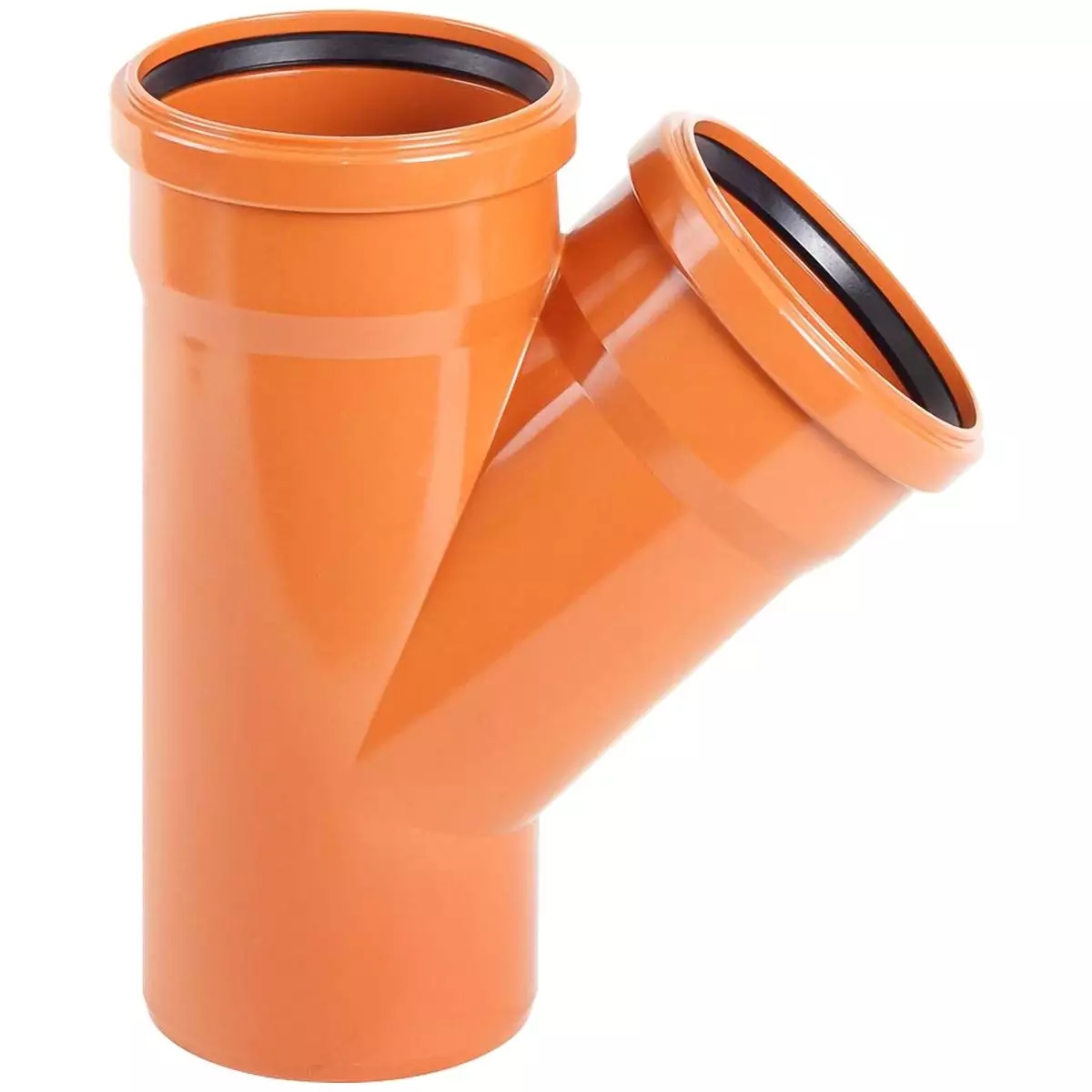 Тройник 45° НПВХ Aquaviva редукционный, d160х110 мм Фитинги НПВХ для наружной канализации купить у завода-изготовителя | Аквапласт