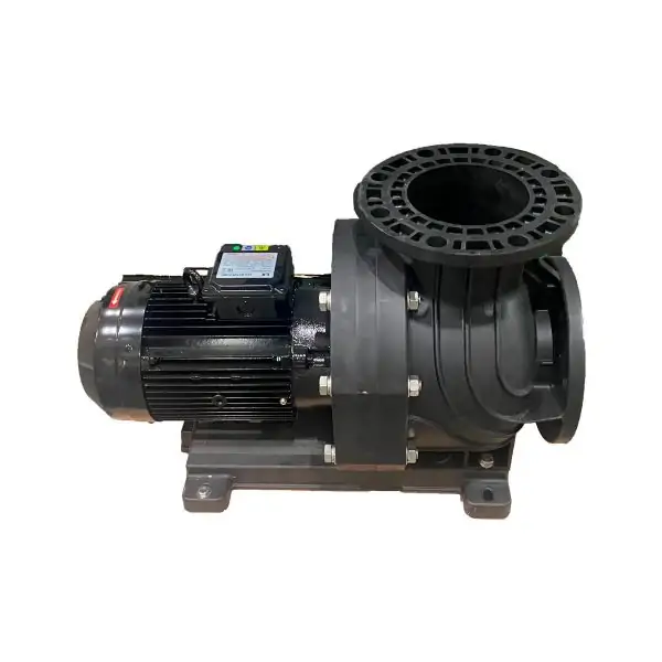 Насос AquaViva LX WEQ400 (380V, без пф, 60m3/h*10m, 3kW, 4HP), фланец, пластиковая подставка Насосы из высокопрочного пластика большой производительности купить у завода-изготовителя | Аквапласт 2