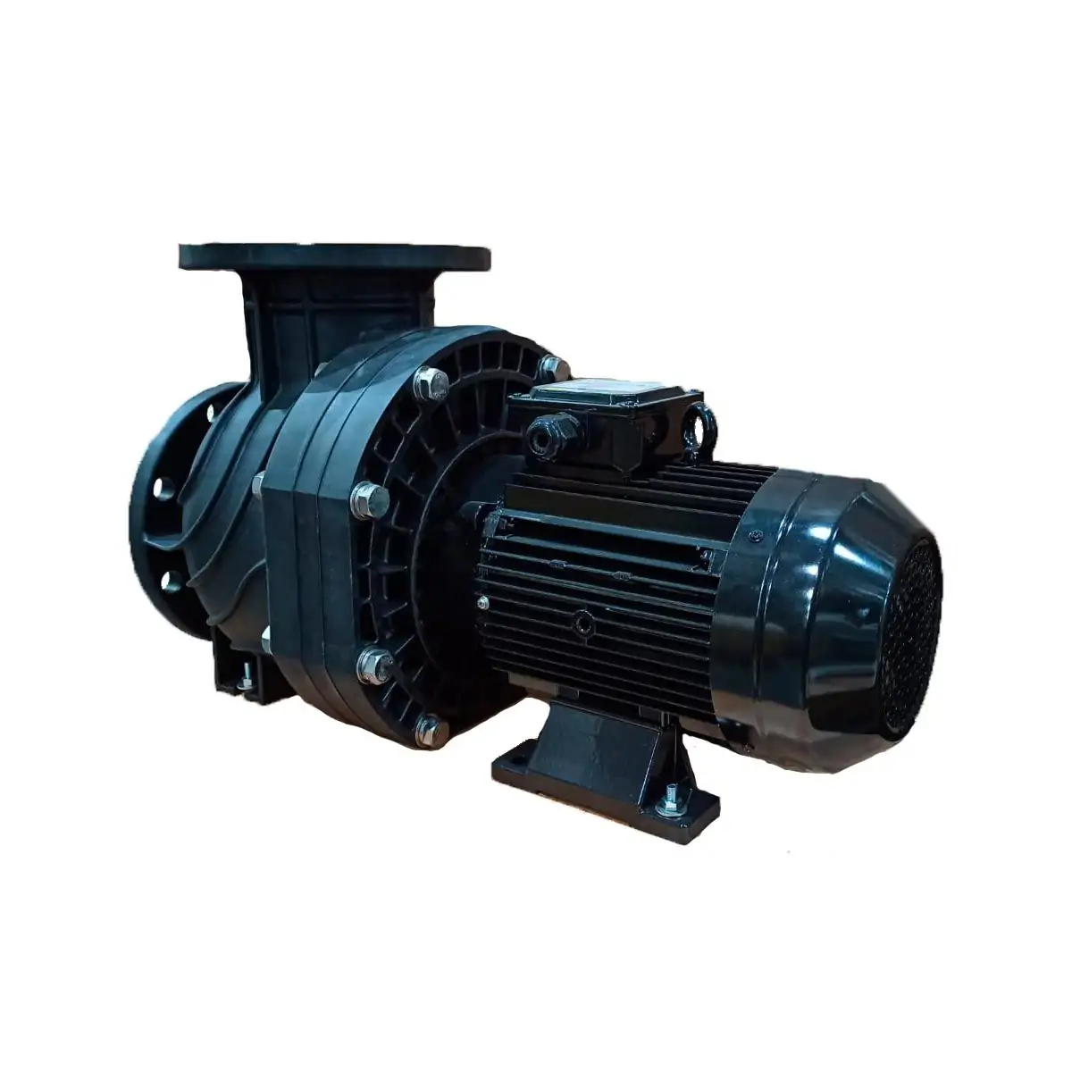 Насос AquaViva LX WEQ400 (380V, без пф, 60m3/h*10m, 3kW, 4HP), фланец, без подставки Насосы из высокопрочного пластика большой производительности купить у завода-изготовителя | Аквапласт 2