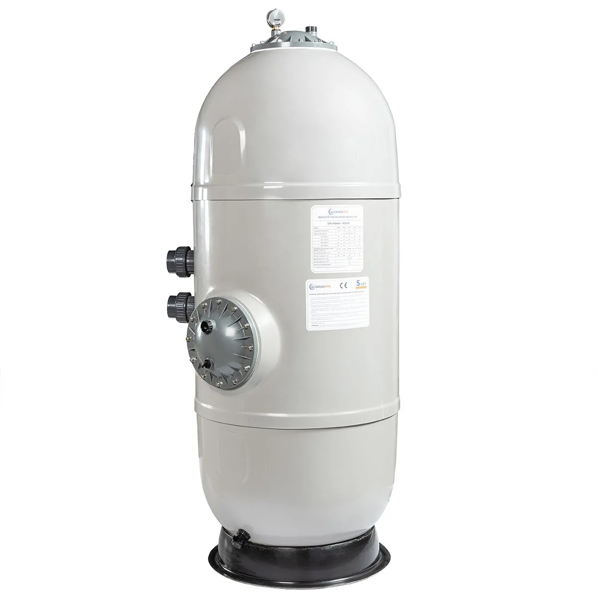 Фильтр AquaViva HS640 (16m3/h, 640mm, 539kg, 2,5 бар, 1.2м засыпка) Фильтры AquaViva купить у завода-изготовителя | Аквапласт 5